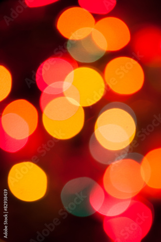 Pink and orange lights bokeh background