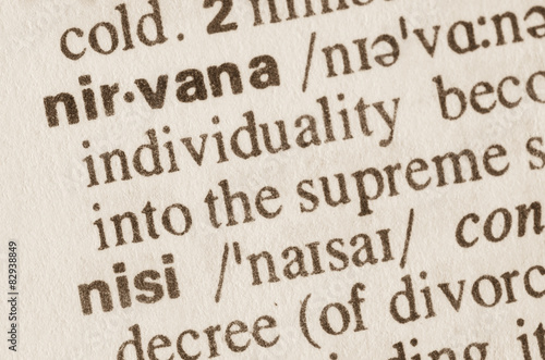 Dictionary definition of word nirvana