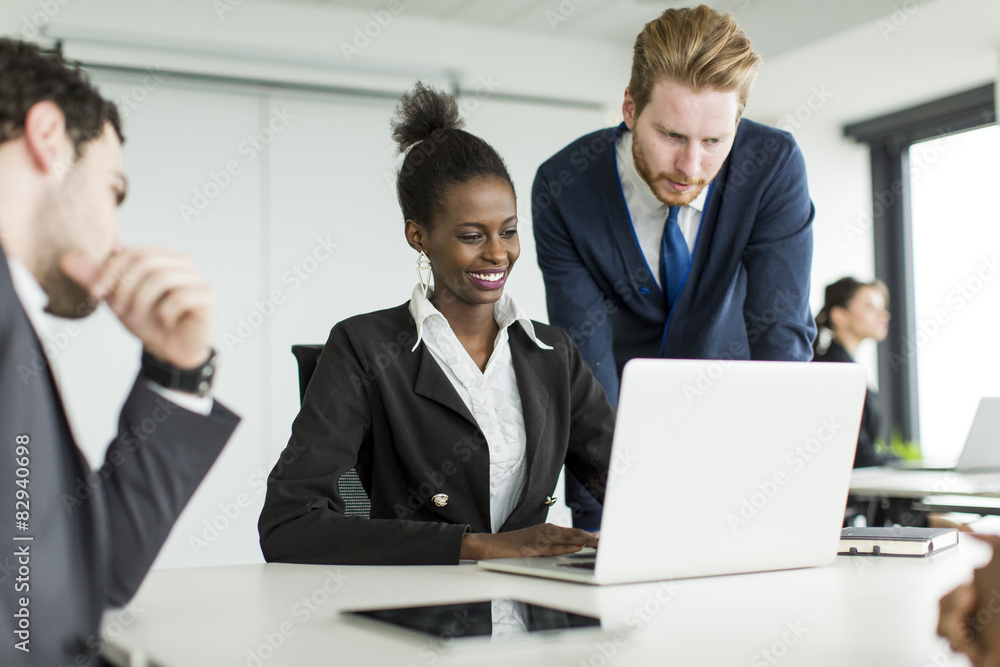 Young people in the office