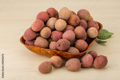 Tropical fruit - lychee photo