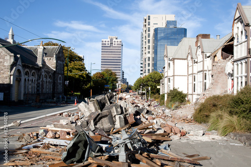 Fototapete Christchurch Erdbeben 2011
