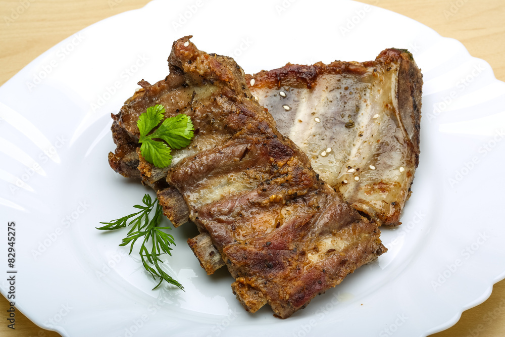 Roasted pork ribs Roasted pork ribs