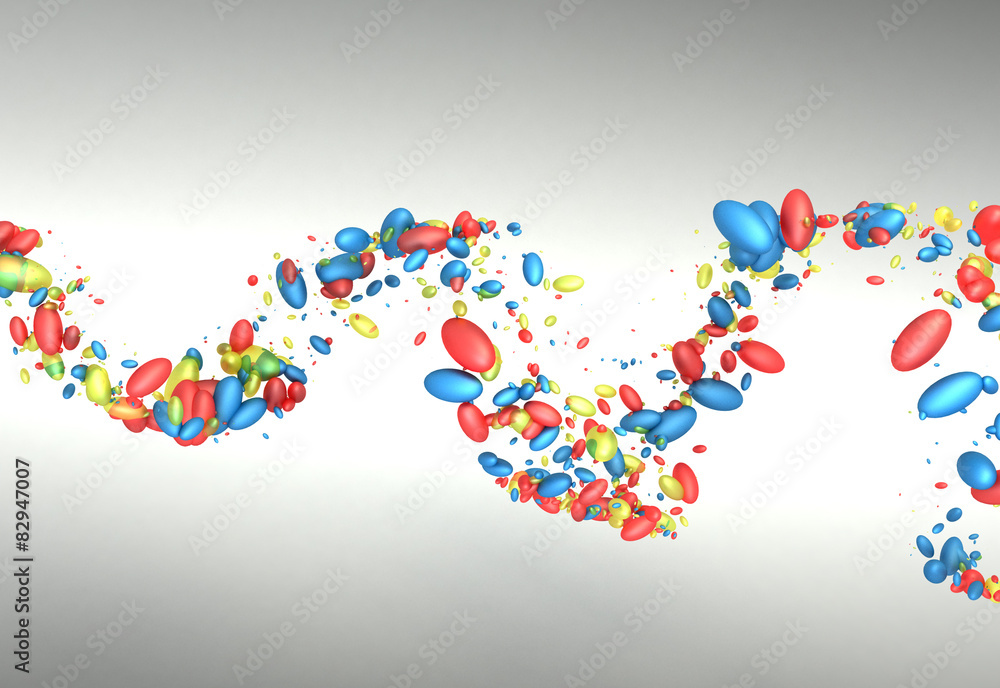 Abstract 3d Particles Background