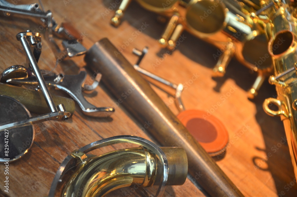 Naklejka premium Instrumentenbau