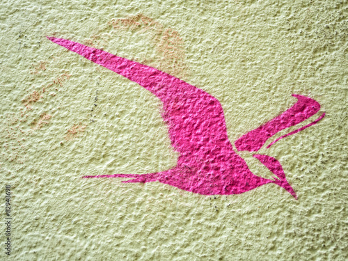 Graffiti Vogel