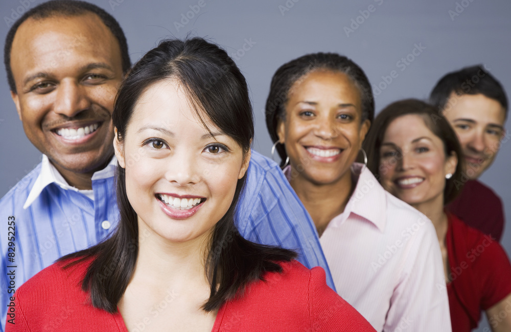 Group of multi-ethnic adults Group of multi-ethnic adults