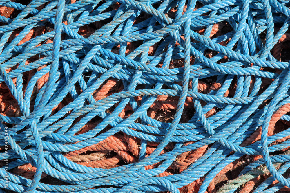 coils of rope background