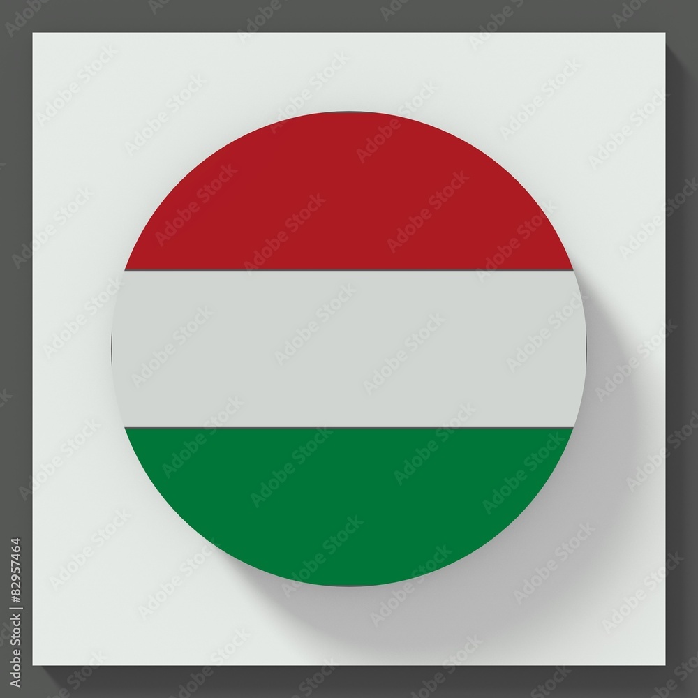 hungary flag round button hungary flag round button