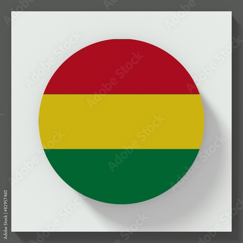 Free Download Bolivia flag round button - GFXLoad