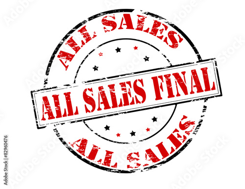 All sales final