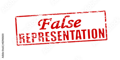 False representation
