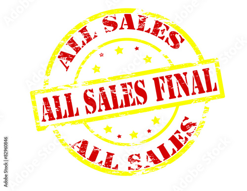 All sales final