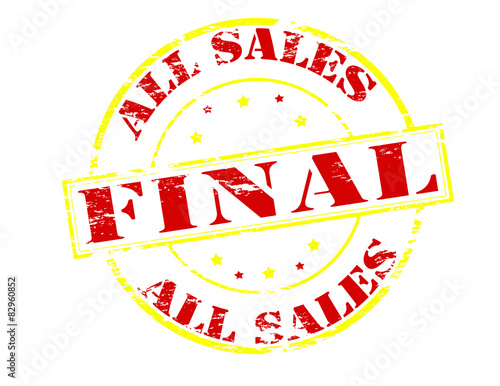 All sales final