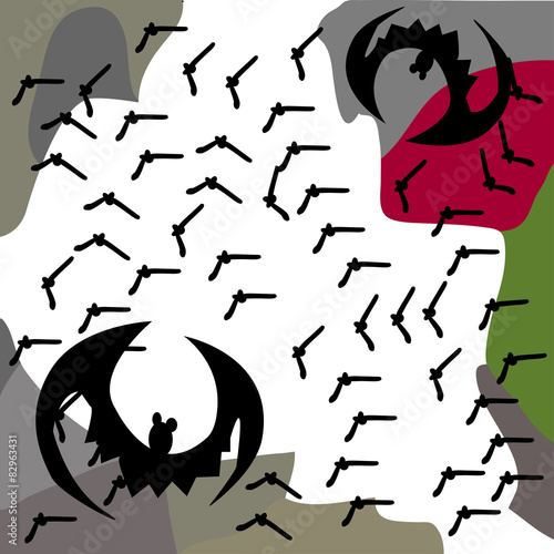 Bat
This is the design of a flock of bats