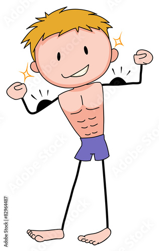 Muscular boy