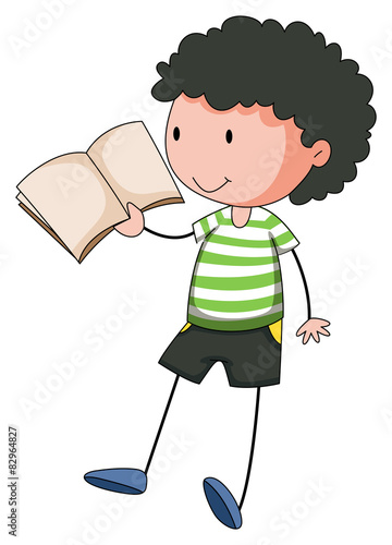 Boy reading