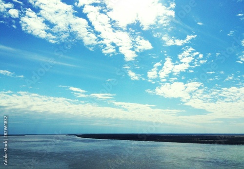 River and sky