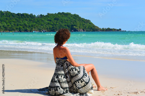 girl on the beach