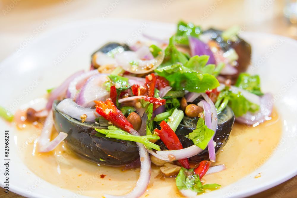 Preserved egg spicy salad. Preserved egg spicy salad.