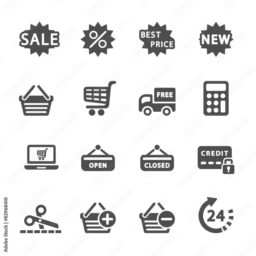 shopping icon set 2, vector eps10 shopping icon set 2, vector eps10