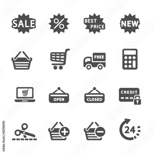 shopping icon set 2, vector eps10