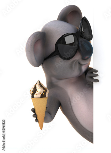 Fototapeta Naklejka Na Ścianę i Meble -  Fun koala