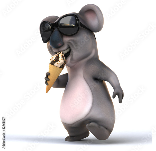 Fototapeta Naklejka Na Ścianę i Meble -  Fun koala