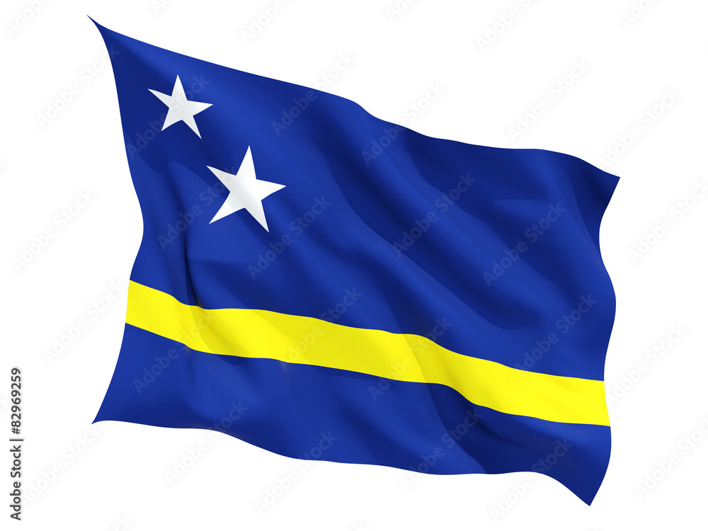 Waving flag of curacao Waving flag of curacao
