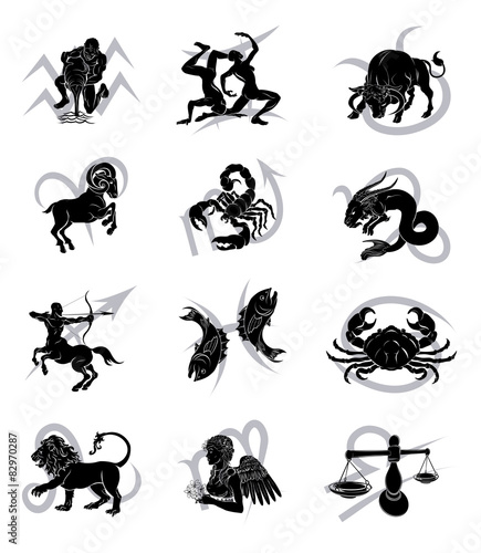 Zodiac horoscope astrology signs