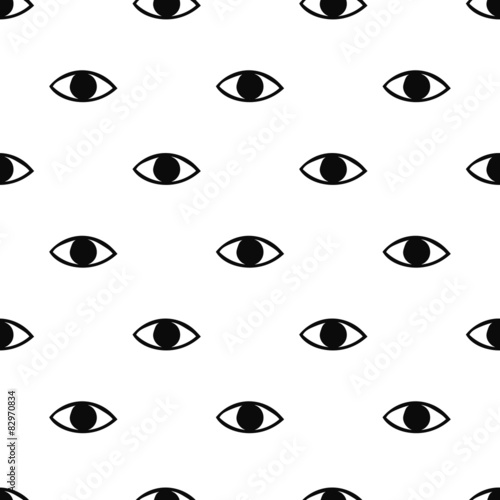 seamless eyes pattern