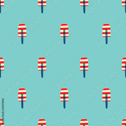 seamless ice cream pattern