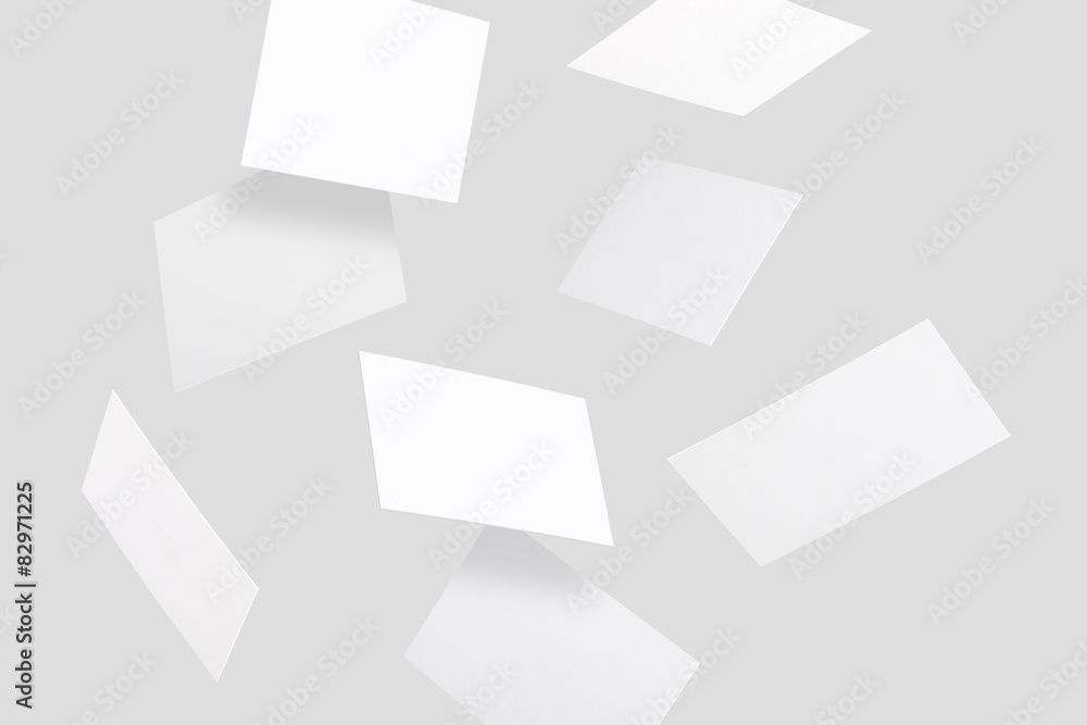 Flying business cards Flying business cards