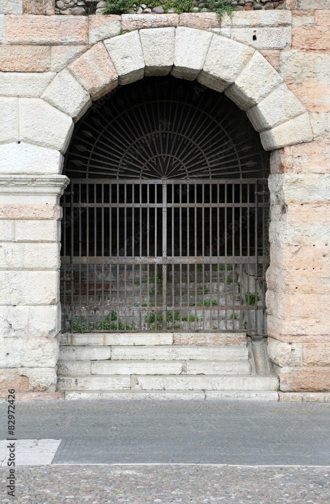 gateway to the Arena di Verona in Italy
