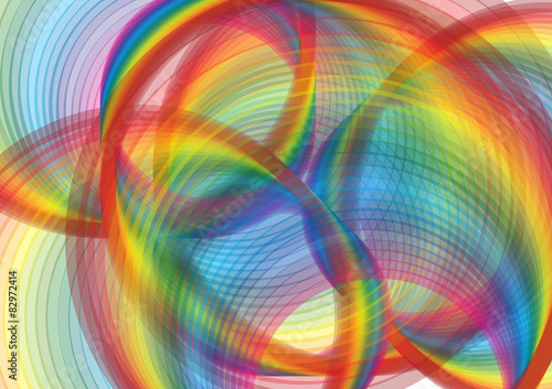 Fototapeta kolorowa spirala