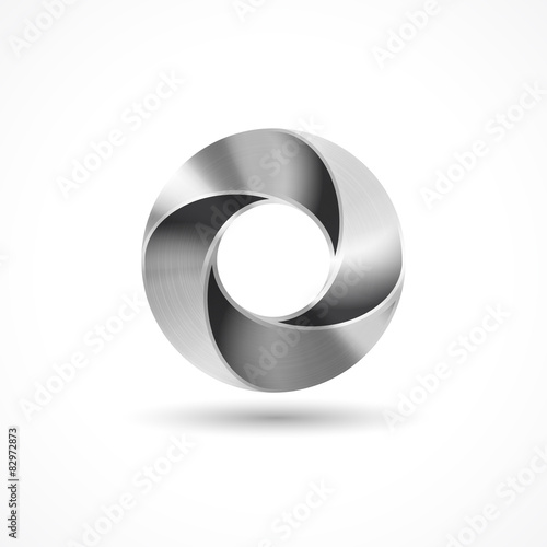 metal shutter icon vector