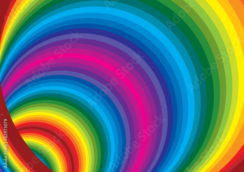 Fototapeta kolorowa spirala