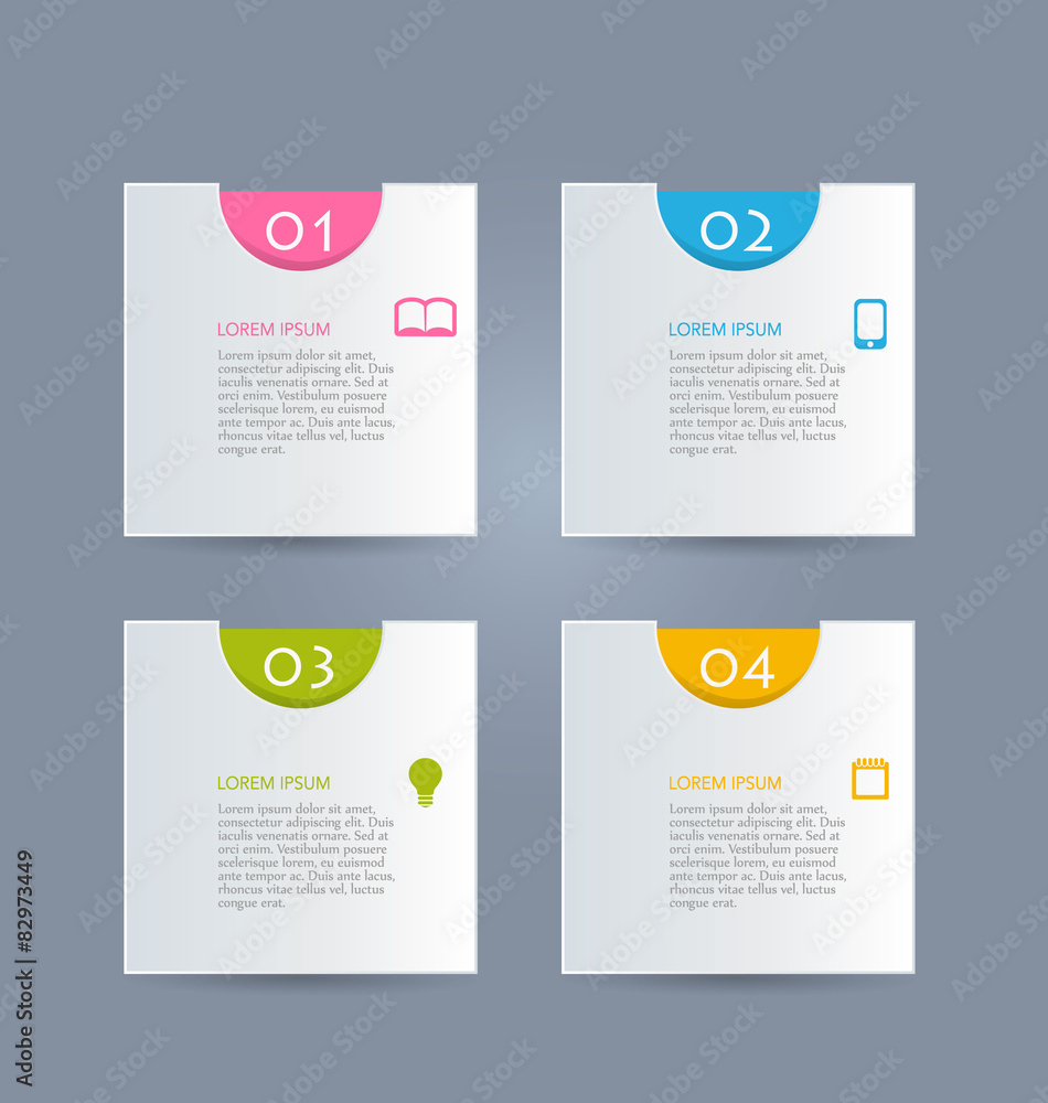 Infographics template for design, banners, brochures, flyers.