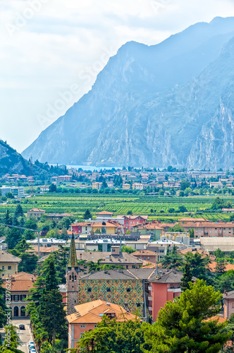 Panoramablick auf Arco