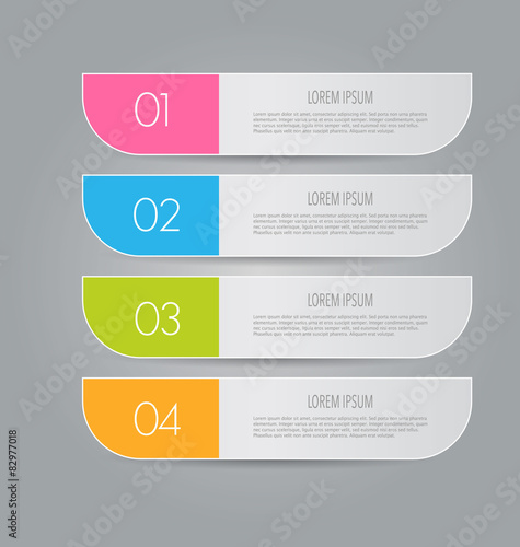 Infographics template for design, banners, brochures, flyers. 