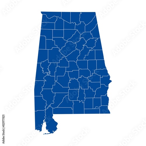 Map of Alabama