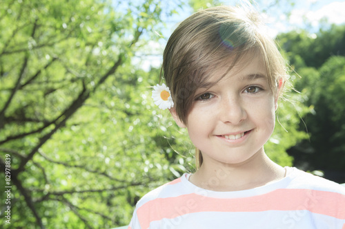 portrait of beautiful little girl