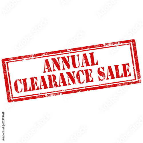 Annual Clearance Sale-stamp