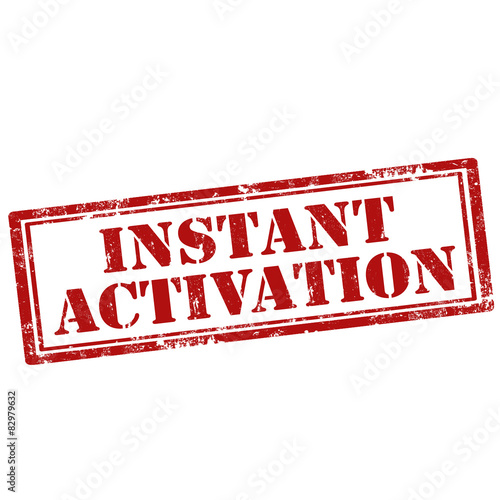 Instant Activation-stamp