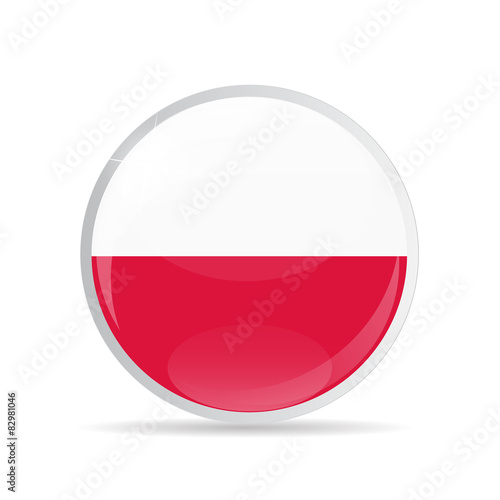 Free Download Round Flag Icon Vector Illustration - GFXLoad