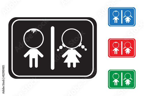 Male and female icons