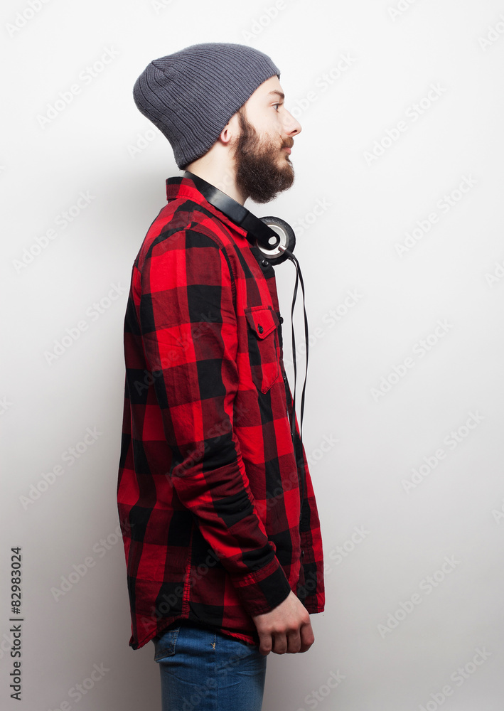 young bearded man young bearded man