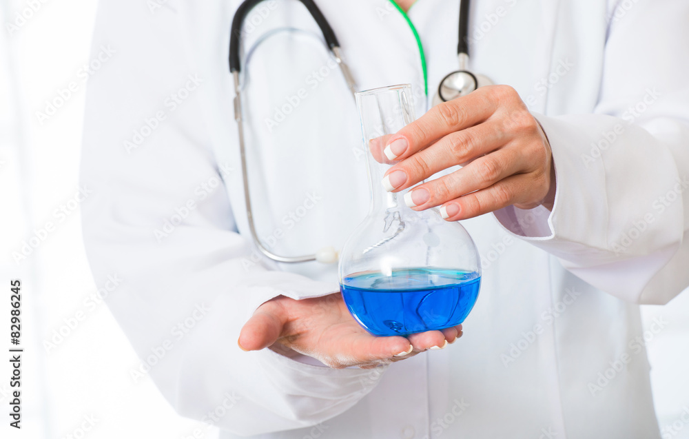 hands with flask hands with flask