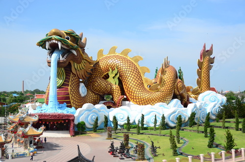 dragon,Thailand,tradtional,background,tourist,statue,temple © patita88