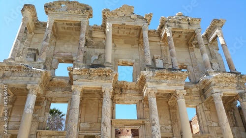 The library of celsus in Ephesus