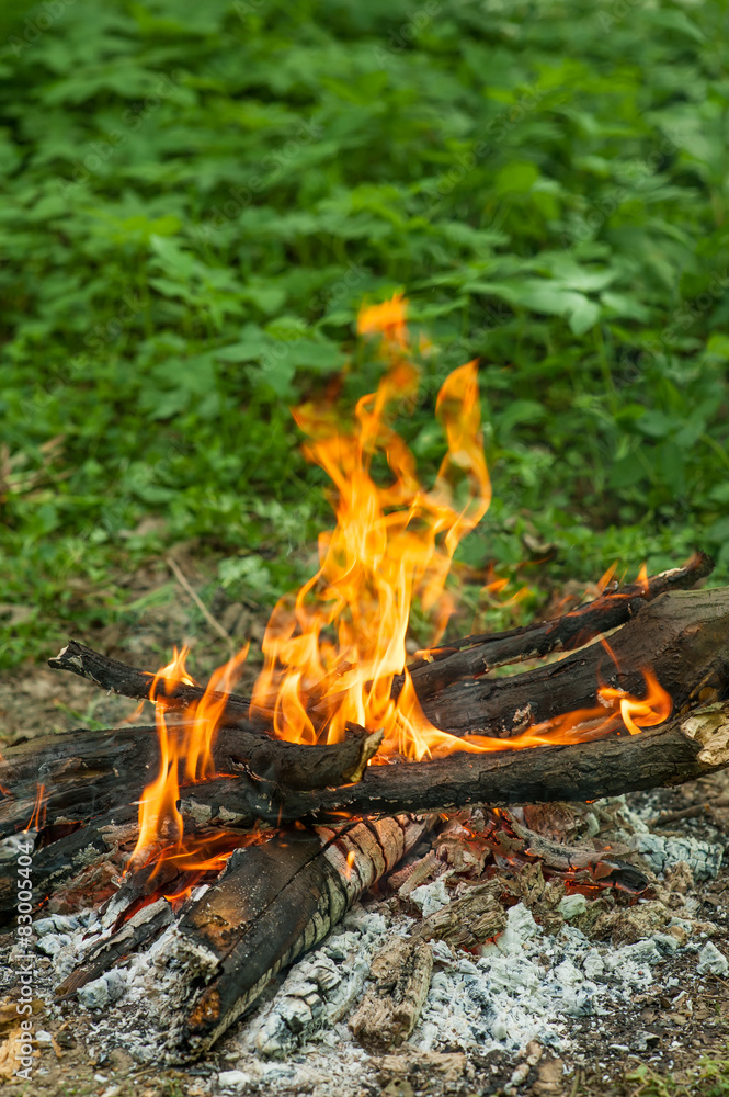 Outdoor fire Outdoor fire